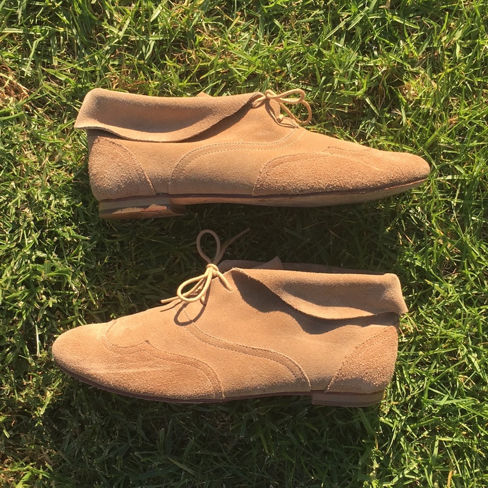 Wolverine suede booties size 8